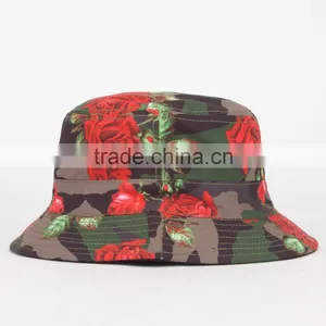 Girl Cotton Custom Floral Colorful Bucket Hat thumbnail-4