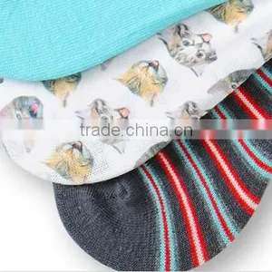 Wholesale Cheap Custom Girls No Heel Socks thumbnail-2