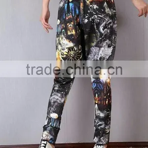 2016 New Arrival Personalized Street Trendy Women Print Hip Hop Pants thumbnail-5