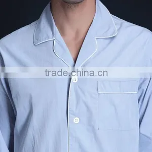 Men's 100%Cotton Long Sleeve Pyjamas/ Homewear / Nightgown thumbnail-3