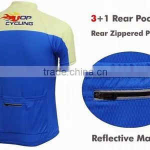 Men's Specialized Cycling Skinsuit Short Sleeve Bicycle Speed Skating 2017 With 3 Rear Pocket Jumpsuit thumbnail-3