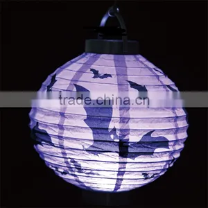 Halloween Party Supplies Handmade Paper Pumpkin Paper Lantern Holiday Decorative Hanging Lamp Halloween Lamp thumbnail-4