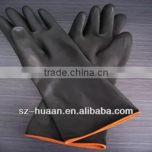 Heavy Duty Chemical Gloves, Chemical Rubber Gloves thumbnail-1