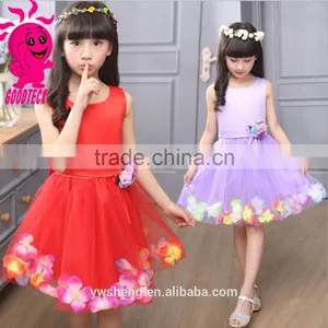 2016 New Wholesaler Princess Dresses Tutu Skirt With Petal thumbnail-1