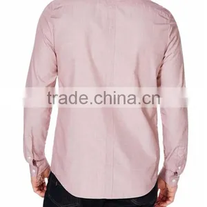 2016 Fashion Trend Shirt Wholesale Mens Flax Fabric Shirt thumbnail-3