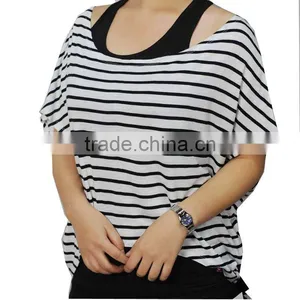 Twin Set Striped Soft Blouse for Lady thumbnail-1