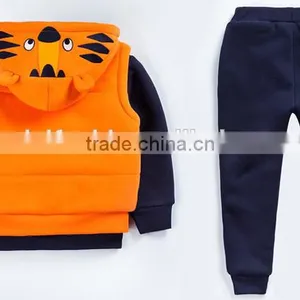 Custom Modern Fashion Boys Kids Wear/3pcs Sets Winter Warm Thick Children Garments thumbnail-2