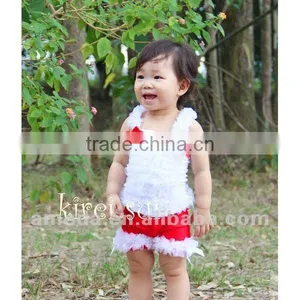 Girls Red White Ruffles Bottom Petti Shorts Panties 1-7 Years thumbnail-1