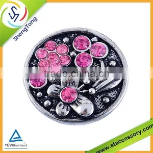 2015 Hot Selling Wholesale Rhinestone Fashion Button thumbnail-1