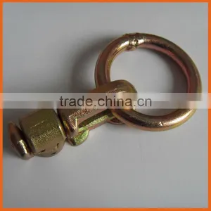 L-track Double Stud Fitting With Round Ring thumbnail-1
