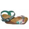 9cm Heels Mesh Upper, PU Lining Material Blue Ladies Wedge Sandals thumbnail-1