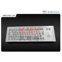 Vandalproof Ik07 Stainless Steel Keyboard Kiosk Keyboard With Trackball (KMY299D-345) thumbnail-1