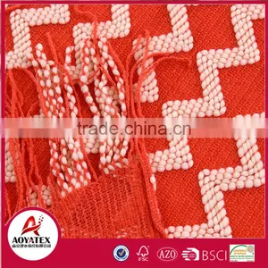 Low Price Most Popular Acrylic Throw Knit Blanket thumbnail-3