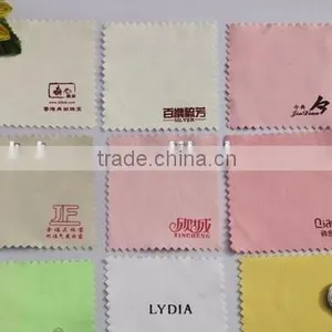Custom Logo/Size/Package Silver/Gold Polishing Cloth Jewelry Cleaning Cloth Flannels thumbnail-1