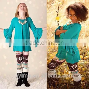 Ruffle Sleeve Sweet Child Clothing Cheap Wholesale Children Clothing Usa thumbnail-5