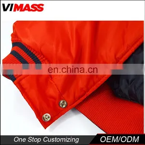 Custom American Supper Quality Sublimation Jacket Mens Plain Varsity Baseball Jacket thumbnail-4