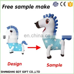 Creative Lovely Plush Pink Unicorn Custom Toys Stuffed Horse Doll thumbnail-1