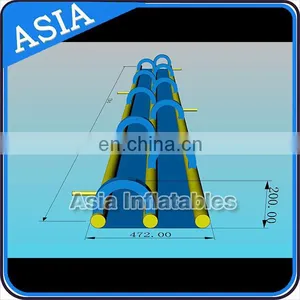 Commercial Use Inflatable Slip and Slide With Sponge Underneath / Giant Inflatable Water Slip and Slide for Adult and Kids thumbnail-2