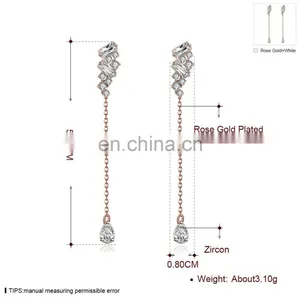 Silvering Crystal Pendant Newly Designs Earrings for Women With High Quality Picture thumbnail-6