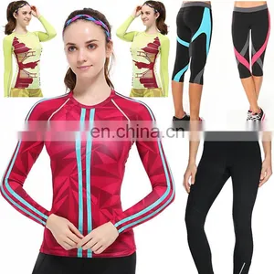 Custom Womens Polyester Spandex Fitness Yoga Pants Print Exercise Clothes Running Tights Workout Clothes thumbnail-1