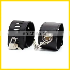 Erotic Lingerie of Faux Leather Wrist & Ankle Cuffs Restraints thumbnail-1