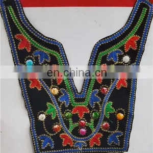 Handmade Embroidered Neckline With Bead Wholesale Decorative Neck thumbnail-6
