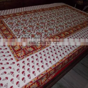 Indian Handmade Cotton Bedspread/ Ethnic Cutwork Designer Double Bed Size Bedspreads/Sophisticated Cut Work Bedsheet thumbnail-1