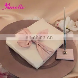 AW0702 Wedding Attendance Book With Pen thumbnail-1