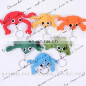 Felt Frog Key Ring FKR-412 thumbnail-2