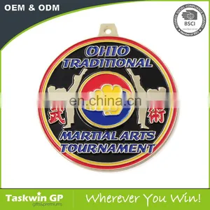 Custom Sport Metal Medals Embossed Medal for Martial Arts thumbnail-1