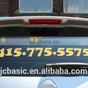 Custom Printing Easy Peel off Vinyl Car Window Stickers thumbnail-2