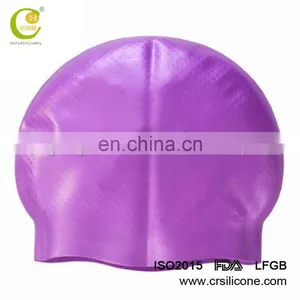 Kids Sports Silicone Material Swim Cap Flexible Durable Swimming Hat Black Yellow thumbnail-4