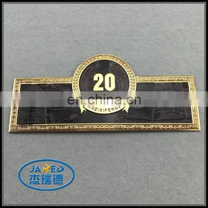 Customized Private 3d Engraved Metal Luxury Wine Label thumbnail-1