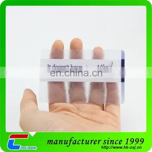 CR80 85.5*54mm Chuangxinjia Professional Manufacturer Custom Plastic Transparent Business Card thumbnail-1