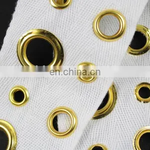 Gold Eyelet Style Lace Trim for Decorative thumbnail-5