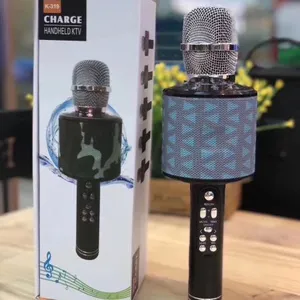 The New V8 Cloth Art Bluetooth Microphone Hand-held Mobile Phone Karaoke Microphone KTV Dedicated Wireless Bluetooth Mic thumbnail-4