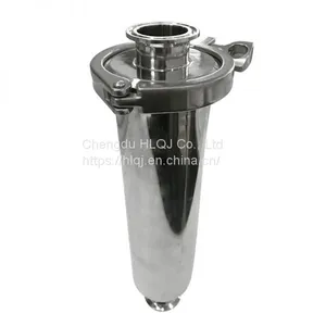 Sanitary Stainless Steel Inline Filter Fit Pipe OD 38mm/51mm Tri Clamp SS304 Strainer Filter Ferrule OD 50.5/64mm Homebrew Wort thumbnail-2