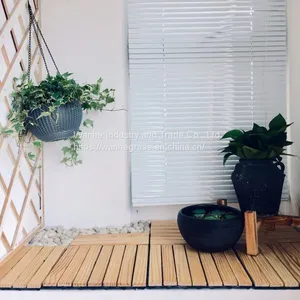 Wanhe Wpc Flooring Interlocking Outdoor 4 by 8 Sheet of Composite Decking thumbnail-1