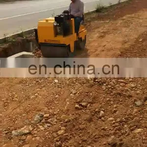 Double Drum Road Roller With Hydrostatic Drive Compactor Machine thumbnail-1