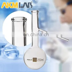 AKM LAB Boro 3.3 Glass Distilling Engler Flask With Side Tube thumbnail-3