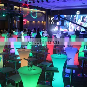 Wholesale Xiamen Nightclub Led Furniture Led Cocktail Table thumbnail-2