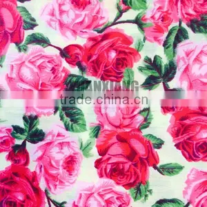 T90/C10 45*45 110*76 44'' Printed Fabric ,TC Dress Fabric thumbnail-1