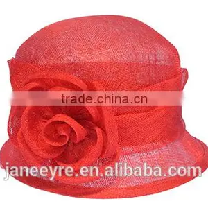 New Arrival Fascinator Sinamay Hat For Kentucky Derby Wedding Party thumbnail-1