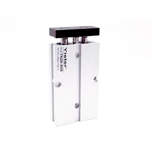 TN Series Aluminum Alloy Twin Rod Double Shaft Guided Pneumatic Cylinders for Masking Machine thumbnail-4
