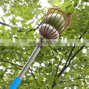 Best Selling 13 Foot Garden Tools Twist on Light Weight Adjustable Telescopic Fruit Picker With Basket and Pole thumbnail-5