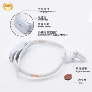 3W LED Portable Soft Belt Dental ENT Examination Surgery Integration Wireless Medical Head Lamp thumbnail-3