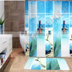 Sea Ocean Shower Curtains Fancy Adult Shower Curtain Sets thumbnail-1