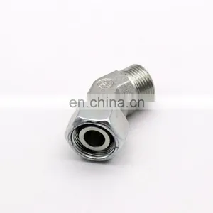 Haihuan High Quality Copper Elbow Fittings Carbon Steel 45 Degree Elbow Joint Thread thumbnail-1