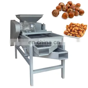 Almond Hazelnut Shell Cracking Machine Shelling Production Line 500kg thumbnail-1