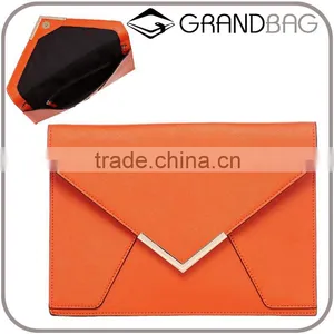 Fashion Saffiano Leather Women Envelope Clutch Bag With Strape Leather Shoulder Bag thumbnail-1